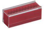 100 x Schachtel Rot <br>mit Deckel 907900